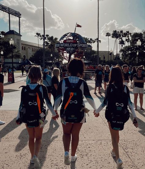 Espn World Wide Sports Cheer, World Champion Cheer, Worlds Cheer, Cheer Worlds, Cheer Vibes, Cheerleading Worlds, Cheer Aesthetic, Cheer Photo, Allstar Cheer