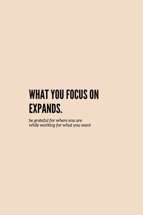 Focus your energy on the things & feelings you want to attract - not on the things that are bothering you. Remember, what you focus on grows. Focus on your dream life. When You Focus On You You Grow, Focus Your Energy Quote, Become What You Want To Attract, Focus On Bettering Yourself Quotes, What You Focus On Grows, Focus Quotes Mindset, Growing Quotes Life Lessons, Be The Energy You Want To Attract, Focus On Yourself Aesthetic