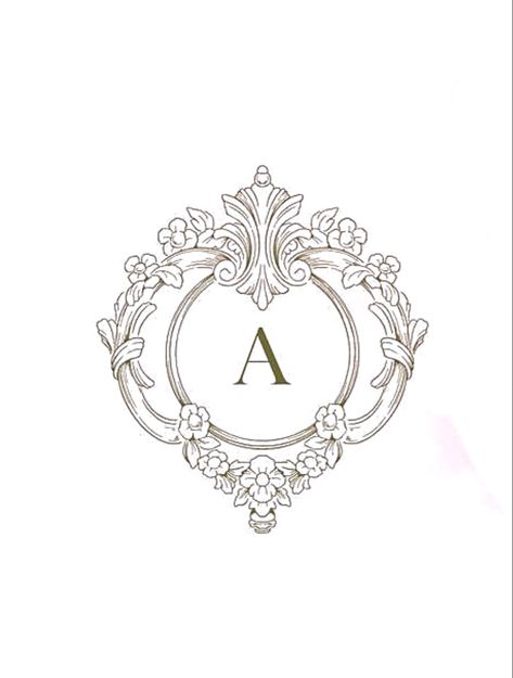 Rococo Logo Design, Kh Monogram, Rococo Wedding, Card Wallpaper, Menu Inspiration, A Monogram, Favorite Fonts, Floral Logo, Wedding Logos