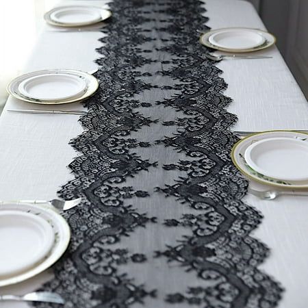 Wedding Overlay, Gothic Wedding Theme, Tablecloth Christmas, Romantic Candle Light Dinner, Lace Table Runner, Rustic Table Runners, Fabric Table Runner, Lace Table Runners, Outdoor Tablecloth