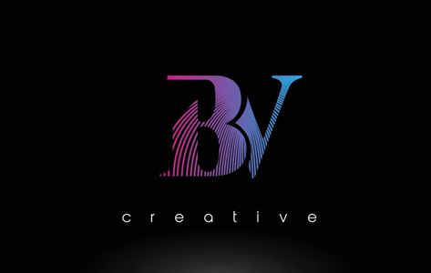 Bv Logo Design, Bv Logo, Logo Design Video, Vector Art, Blue And Purple, Vector Free, Blue Color, Logo Design, Clip Art