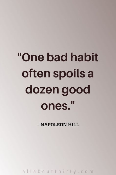 Quotes For Change, Bad Habits Quotes, Recovering Addict Quotes, Free Life Quotes, Quit Bad Habits, Free Vision Board, Change Your Habits, Habit Quotes, Discipline Quotes