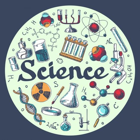 Science background design Premium Vector Romantasizing Life, Papan Tulis Kapur, Chemistry Quotes, Science Drawing, Science Doodles, Project Cover Page, Science Icons, Science Background, Biology Art