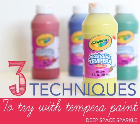 3 techniques you should try with your next tempera paint project Tempera Paint Projects, Teaching Painting, Best Art Supplies, Art Recipes, Creative Art Projects, Deep Space Sparkle, Tempera Painting, Classroom Tips, Tempera Paint