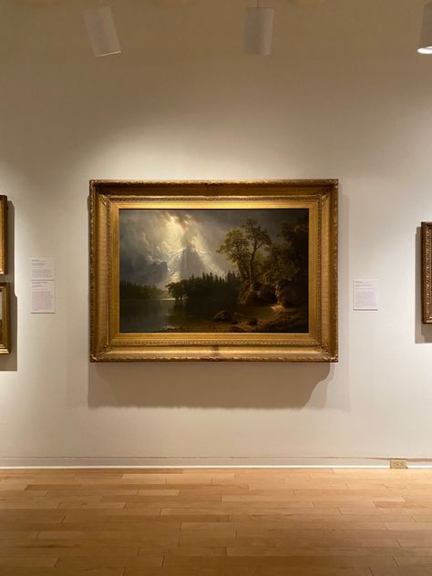 #sanantonio #texas #museum #aesthetic Albert Bierstadt Paintings, Museum Photography, Albert Bierstadt, Paint Canvas, Texture Paint, Textured Painting, Classic Paintings, Beginner Painting, Acrylic Canvas