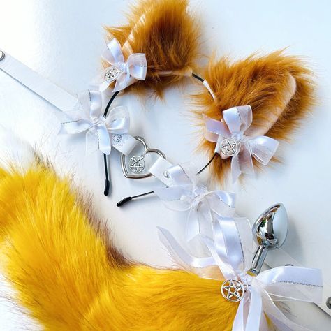 Cat Tail Plug, Fox Tail Plug, Fox Ears And Tail, Cat Ears And Tail, Wolf Tail, Disney Princess Toys, Pet Play, Pet Spaces, Fox Tail