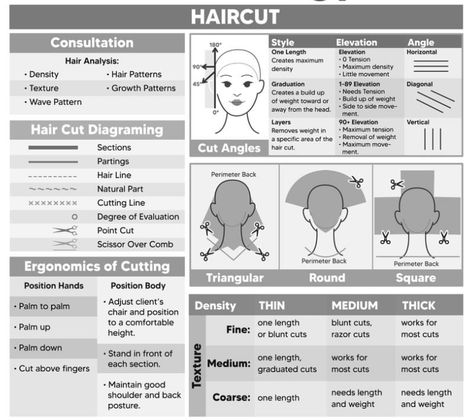 Cosmetology State Board Exam, Cosmetology State Board, Cosmetology Instructor, Beauty School Cosmetology, Cosmo School, Hair Journey Tips, Angled Hair, Hair Extensions Tutorial, Hair Cut Guide