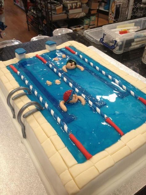 Swimming Pool Cakes, Swimming Cupcakes, Pool Party Birthday Cake, Swim Cake, Pool Cakes, Pool Birthday Cakes, Swimming Pool Cake, Swimming Cake, Party Birthday Cake