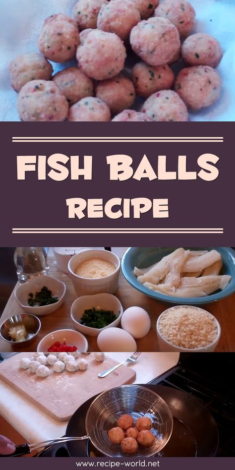 Homemade Fish Balls Recipe, Homemade Fishball Recipe, Chinese Fish Balls Recipe, Fish Balls Recipe, Fishball Recipe, Fish Diet, Mat Inspiration, Fish Balls, African Foods