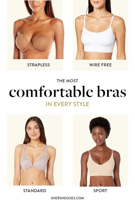 Lame societal norms still force us wear these contraptions called bras filled with hooks, wires, straps, and everything else on Earth designed to make us literally as uncomfortable as possible! Keep reading for the most comfotrable bras you should "bust" out soon! #bras #bra #comfortablebra most comfortable bra, best bras for small breasts, most comfortable bra for large breasts, most comfortable bra reviews, most comfortable sports bra, most comfortable push up bra Smoothing No-show Fitted Bra, 32f Bra, Bra Guide, Medium Support Seamless Bra With Built-in Bra, Cheap Everyday Bra With Built-in Support, Feel Invisible, Cheap Supportive Bra-friendly Intimates, Bra Fitting Guide, Cheap Intimates With Built-in Bra For Relaxation