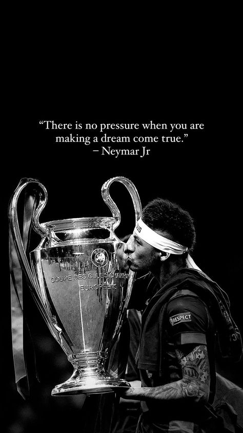 Nike Soccer Wallpapers, Neymar Quotes Wallpaper, Black Soccer Wallpaper, Neymar Motivation Wallpaper, Football Wallpaper With Quotes, Wallpaper Backgrounds Soccer, Soccer Motivation Wallpaper, Neymar Jr Quotes, Neymar Motivation