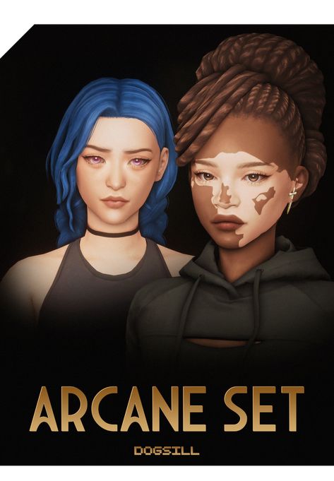 arcane set | dogsill on Patreon Sims 4 Arcane, Sims 4 Cas Mods, The Sims 4 Packs, Sims 4 Mm Cc, Sims 4 Game Mods, Sims 4 Body Mods, Sims 4 Expansions, Sims 4 Cc Folder, Sims 4 Characters