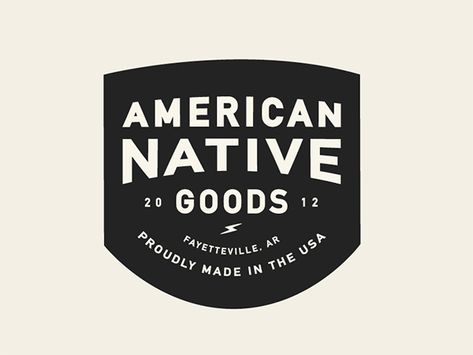 American Native Patch Lockup Hipster Logo Design Inspiration, Americana Logo Design, Native American Logo, Typography Lockup, American Logo Design, Patch Design Ideas, Lockup Logo, Patch Logo Design, Vintage Badge Design