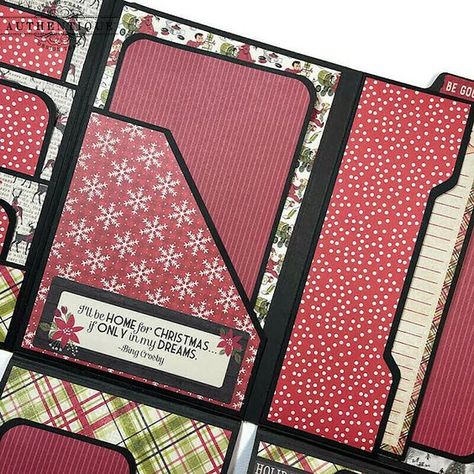 Diy Mini Album Tutorial, Scrapbook Albums Tutorial, Mini Album Tutorials, Diy Pocket, Diy Mini Album, Christmas Mini Albums, Baby Mini Album, Album Tutorial, Mini Albums Scrap