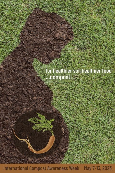 International compost awareness week Compost Poster, May 7th, Soil, Healthy Recipes, Packaging, Quick Saves, Design, Art