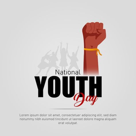 National youth day | Premium Vector #Freepik #vector #youth-movement #national-youth-day #swami-vivekananda #youth-development National Youth Day, International Youth Day, Creative Post, Mother Teresa Quotes, Youth Day, Swami Vivekananda, Mother Teresa, National Day, Premium Vector