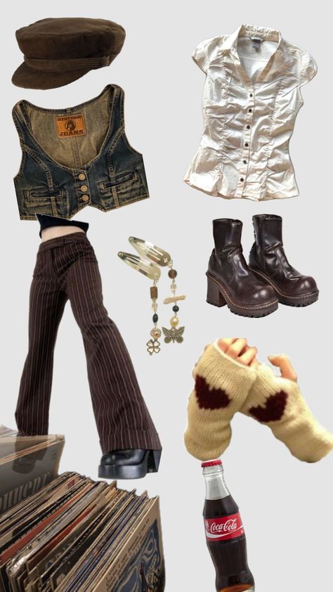 Nana Clothes, University Outfit, 2000s Outfits, London Outfit, Aesthetic Outfit Ideas, Fabulous Clothes, Looks Street Style, Little Outfits, Fashion Design Sketches