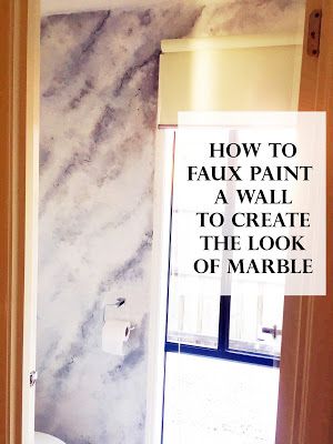 How To Paint Marble Effect On Walls, Diy Marble Wall Paint, Faux Marble Wall, Diy Sink Vanity, Basement Refresh, Faux Finishes For Walls, French Country Decorating Bathroom, Paint A Wall, Faux Wall