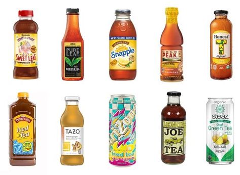 The Best Iced Tea You Can Buy at the Supermarket | Eat This Not That Lemon Iced Tea Recipe, Iced Tea Brands, Ginger Iced Tea, Organic Lemonade, Bottle Logo, Better Food Choices, Supermarket Shopping, Iced Green Tea, Tea Varieties