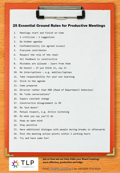Whether a Board meeting can be described as good, bad or ugly depends on certain behaviors during the meeting itself, the planning beforehand and the follow-up afterwards. (http://tlp.consulting/blog/2015-11-30-are-your-board-meetings-good-bador-downright-ugly#sthash.AU3aODj6.dpuf) Family Meeting Ground Rules, Meeting Ground Rules, Ground Rules For Meetings, Job Shadowing, Leadership Advice, Effective Meetings, Customer Success, Be A Leader, Board Meeting