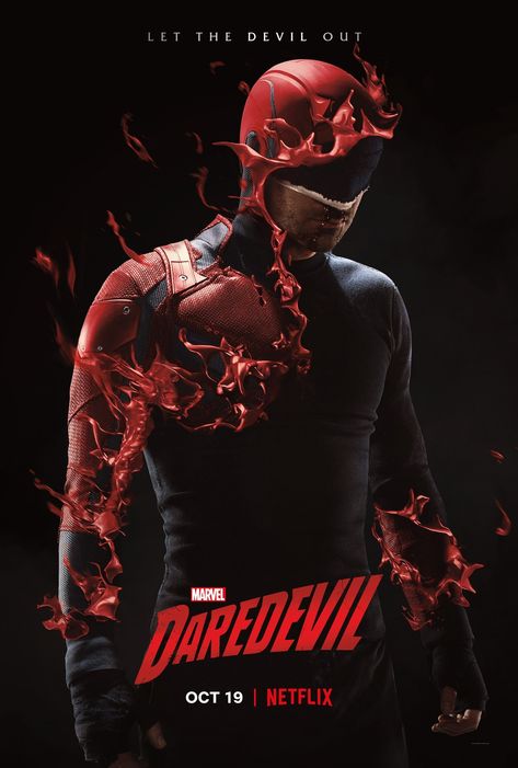 The first in a planned series of shows detailing the Marvel universe, "Daredevil" follows Matt Murdock, attorney by day and vigilante by night. Blinded in an accident as a child, Murdock uses his heightened senses as Daredevil to fight crime on the streets of New York after the sun goes down. While Murdock's day job requires him to believe in the criminal justice system, his alter ego does not follow suit, leading him to take the law into his own hands to protect his Hell's Kitchen neighborhood Daredevil Season 3, Daredevil Tv Series, Daredevil 2015, Daredevil The Man Without Fear, Marvel Television, Wilson Bethel, Daredevil Netflix, Daredevil Matt Murdock, The Man Without Fear