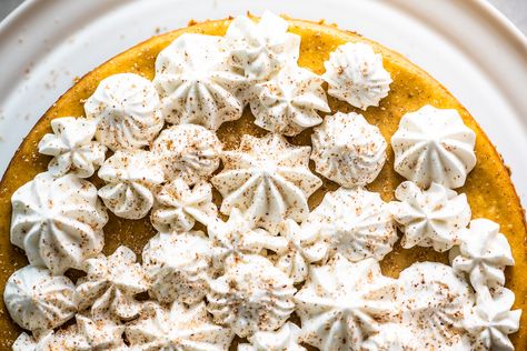 Pumpkin Spice Cheesecake | The View from Great Island Pumpkin Pie With Cream Cheese, Pumpkin Pie With Cream, Pie With Cream Cheese, Mindful Meals, Traditional Holiday Desserts, Spice Cheesecake, Dessert Thanksgiving, Pumpkin Spice Cheesecake, The View From Great Island