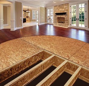 High Moisture and Wood Flooring - APA – The Engineered Wood Association Wood Floor Installation, Plywood Floor, Cabin House, Wet Felting Projects, Plywood Panels, Construction Adhesive, Floor Framing, Engineered Wood Floors, Wood Flooring