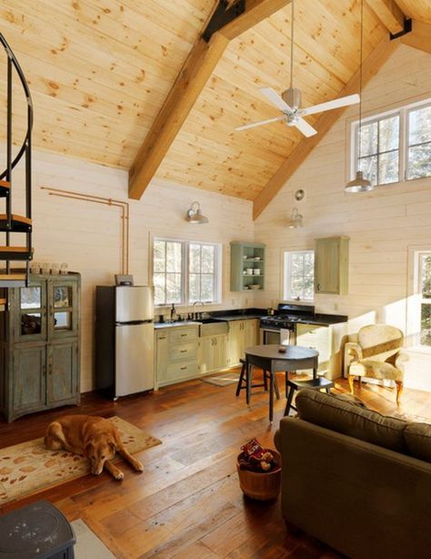 A Modernized Cabin: Ideas and Inspiration Rustic Family Room, Pine Walls, Cabin Kitchens, Modern Cabin, Rustic Living, Family Room Design, Rustic Living Room, Ideas Pictures, Barn House