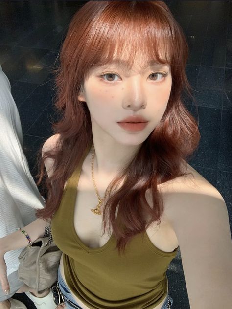 Korean Hair Color, Hairstyles For Layered Hair, Pretty Hair Color, Haircuts Straight Hair, Hair Dye Colors, Hair Reference, Hair Inspiration Color, Hair Inspo Color, Dream Hair