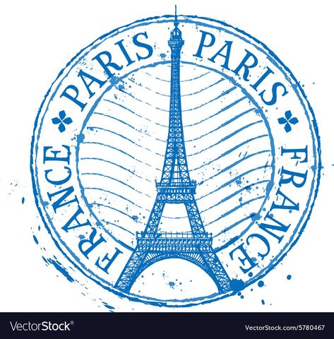 Paris Png, Eiffel Tower In Paris, Tower In Paris, Stamp Maker, Travel Stamp, Paris Logo, West Art, Vector Logo Design, Paris Eiffel Tower