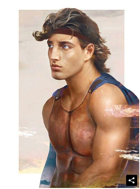 Human Hercules Principe Eric, Real Life Disney Characters, Hercules Disney, Prince Naveen, Disney Hercules, Flynn Rider, Prince Eric, Film Disney, Disney Princes