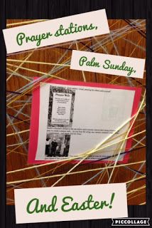 Palm Sunday Prayer, Easter Prayer Stations, Easter Prayer, Ways To Pray, Childrens Prayer, Sunday Prayer, Easter Prayers, Prayer Stations, Prayer Station