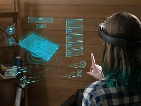 5G equipment Hololens mixed reality display solution microsoft particle wireframe model display hud 3d 5g equipment holographic mixed reality mr hololens Augmented Reality Art, Augmented Reality Technology, Model Display, Future Gadgets, 3d Camera, Mixed Reality, Amazing Technology, High Tech Gadgets, 3d Studio