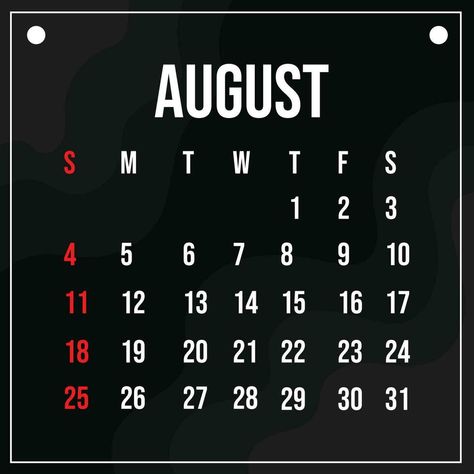 Vector 2024 Calendar Month Template May Month Calendar 2024, August Month Calendar 2024, August Calender 2024, August 2024 Calendar, K Letter Images, Full Black Wallpaper, Month Template, Calendar Png, Happy Birthday Wishes Pics