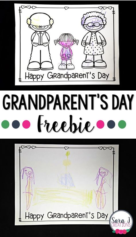 FREE grandparent's day printable gift idea #freeprintable #gifts #diy #grandparents Grandparents Day Preschool, Grandparents Day Poem, Grandparents Day Activities, Grandparents Day Cards, National Grandparents Day, Grandparents Day Crafts, Happy Grandparents Day, Grandparents Day Gifts, Drawing Pictures