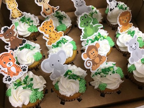 Palm Springs Pool Party, Safari Cupcakes, Palm Springs Pool, Animal Themed Birthday Party, Pool Party, Palm Springs, Birthday Party Themes, Party Themes, Springs