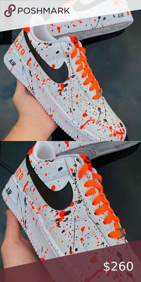 Air force 1 custom splash neon Air Max 200, Vapormax Flyknit, Air Max 720, Air Force 1 Custom, Air Max 98, Air Max 95, Air Max 270, Box Color, Nike Air Force Sneaker