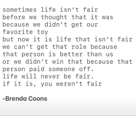 Life Isnt Fair Quotes, Life Isn't Fair, Fair Quotes, Life Isnt Fair, Not Fair, Shadow Work, Life Quotes, Good Things, Quotes