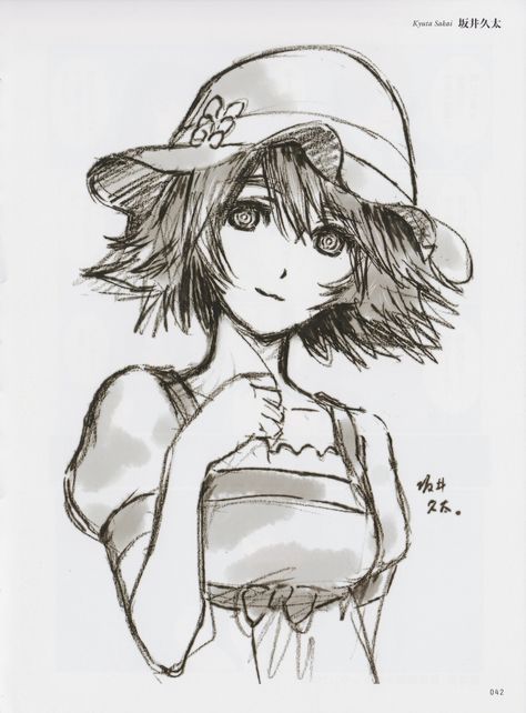 Sakai Kyuuta, Steins;Gate: Fuka Ryouiki no Déjà vu - Limited Edition Booklet, Steins;Gate, Shiina Mayuri, Collarbone, Bangs Mayuri Shiina, Stein Gate, Gate Images, Steins Gate 0, Steins Gate, Anime Sketch, Visual Novel, Manga Drawing, Anime Fanart