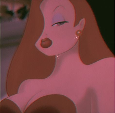 Jessica Rabbit Edit, Jessica Rabbit Pfp, Ace Characters, Jessica Rabbit Cartoon, 90210 Fashion, Rebecca Rabbit, Rabbit Icon, Disney Live Action Movies, Anime Avatar