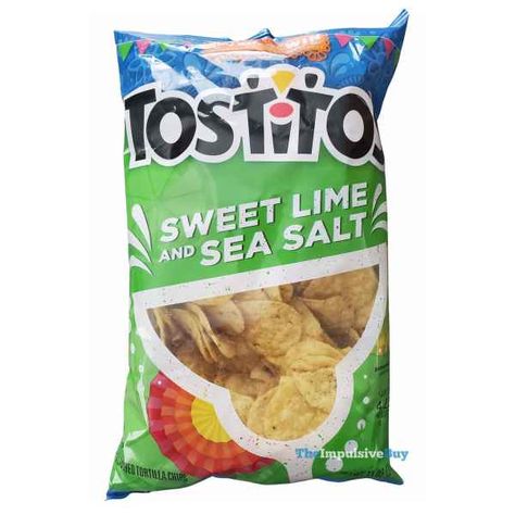 What are Tostitos Sweet Lime and Sea Salt Tortilla Chips? After years of simply giving us a “hint,” Frito Lay has decided to kick the lime flavor up a notch. How are they? Tostitos’ Hint of Lime are my favorite mass-produced tortilla chip. I eat them plain. I eat them with dips. I love em. […] The post REVIEW: Tostitos Sweet Lime and Sea Salt Tortilla Chips appeared first on The Impulsive Buy. Lime Chips, Lime Fabric Sofner And Salt, Hot Cheetos With Lime, Hint Of Lime Tortilla Chips, Lays Potato Chip Flavors, Sweet Lime, Frito Lay, Best Chips, Lime Salt