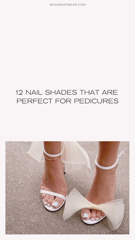 Pedicure Colors For Wedding Guest, Creamy Pedicure, Wedding Guest Pedicure, Classic Pedicure Colors, Pedicure To Match French Manicure, Pedicure Ideas For Pale Skin, Wedding Pedicure For Bride, Bridal Pedicure Wedding Day, Neutral Toenails Polish