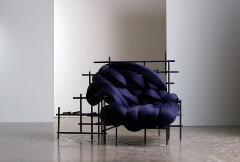 A Round-Up Of Most Unusual Chairs - IGNANT Room Sofa Chair, Minimalist Furniture Design, Funky Furniture, Modern Armchair, Creative Living, Creative Lighting, Hotel Decor, Scaffolding, Italian Designer