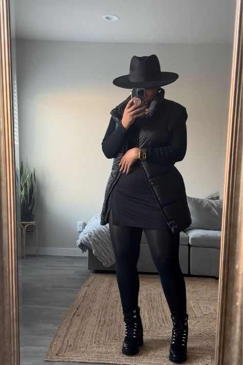 Black Outfits On Black Women, Cute Leisure Outfits Fall, Trendy Everyday Shoes, Date Night Outfit Winter Plus Size, Jeezy Concert Outfit Women, Black Women Fashion 2024, Plus Size All Black Outfit Night, Comedy Show Outfit Night Winter, Casual Date Outfit Winter