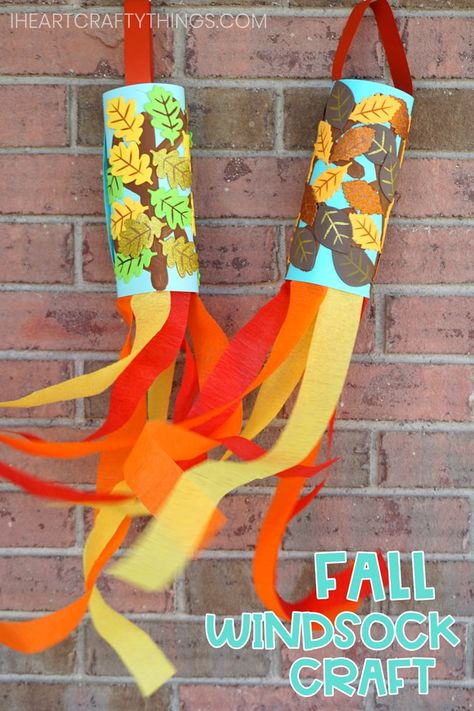 Windsock Craft, Fall Crafts For Toddlers, Craft For Preschoolers, Hedgehog Craft, Thanksgiving Crafts Preschool, Preschool Crafts Fall, Easy Thanksgiving Crafts, Apple Preschool, November Crafts