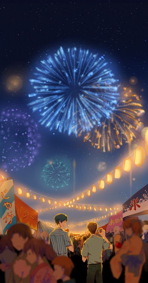 Artist: Isoroku (Pixiv 1646374) | Gekkan Shoujo Nozaki-kun | Kashima Yuu | Hori Masayuki Diwali Decoration Ideas, Belle Cosplay, Diwali Pictures, New Year Illustration, Diwali Decoration, Diwali Wishes, A Silent Voice, Love Images, Anime Background