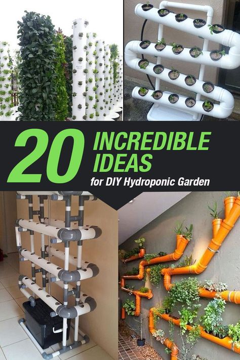 Hydroponics Diy Indoor, Diy Hydroponic Garden, Hydroponic Gardening Diy, Vertical Hydroponics, Indoor Hydroponic Gardening, Hydro Gardening, Diy Aquaponics, Hydroponic Gardening System, Hydroponic Vegetables