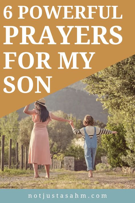 These 6 powerful prayers are perfect to pray over your son as he grows up. As a mother, you want nothing more than to see your child succeed and grow in all areas of life. These prayers will help guide and protect him as he journeys through life. Prayer For My Son Protection, Prayers For My Son, Encouraging Prayers, Prayer For Daughter, Prayer For Son, Prayer For My Son, Prayer For Mothers, Grow In Faith, Powerful Prayers