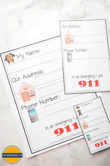 Does your child know their name, address, and phone number? It is very important that kids learn this important safety information as early as possible. Here are some free learn my name printables to help you teach your preschool and kindergarten child their name and where do I live. Name Printables, 123 Homeschool 4 Me, Name Activities, Homeschool Kindergarten, Address Card, Preschool Activity, Homeschool Preschool, Toddler Learning, Free Learning