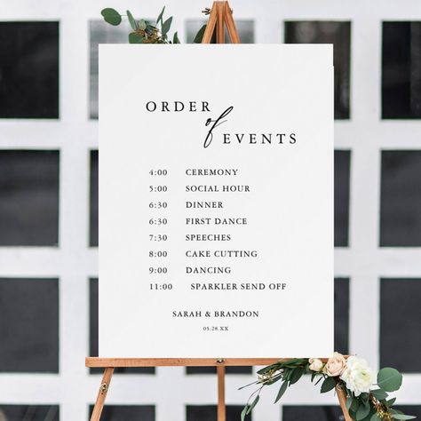 Modern Wedding Timeline Wedding Order of Events Rustic Order of Events Wedding Day Timeline  Sign Engagement Celebration Decorations Wedding Timeline Board Signs, Wedding Order Of Events Card, Timeline Of Events Wedding, Wedding Running Order, Wedding Day Schedule Sign, Wedding Day Timeline Sign, Wedding Schedule Sign, Monster Wedding, Wedding Schedule Timeline